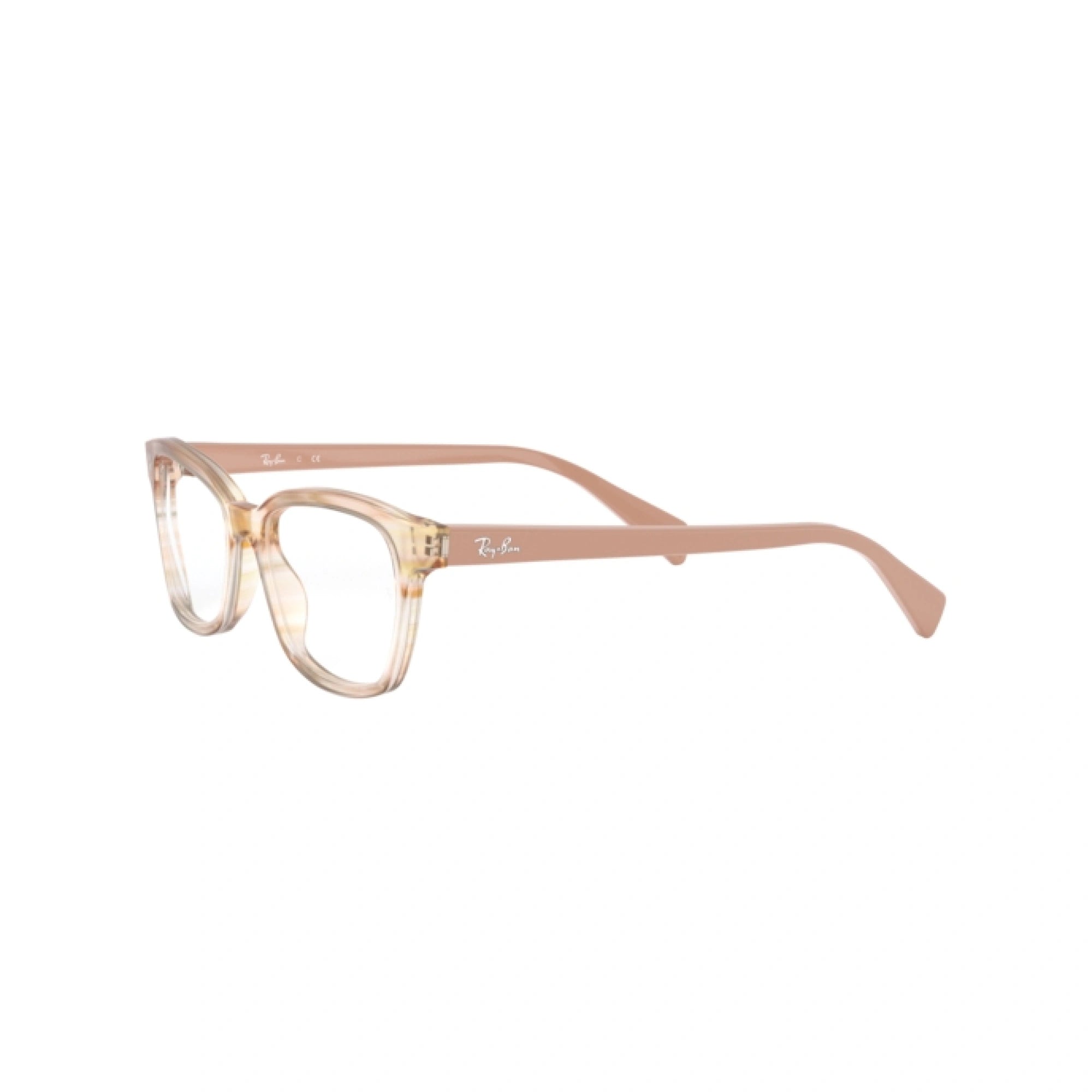 RAY-BAN JUNIOR RY 1591 - 3809 MARRONE SPOGLIATO MULTICOLORE | OCCHIALE DA VISTA DONNA | CALIBRO 46