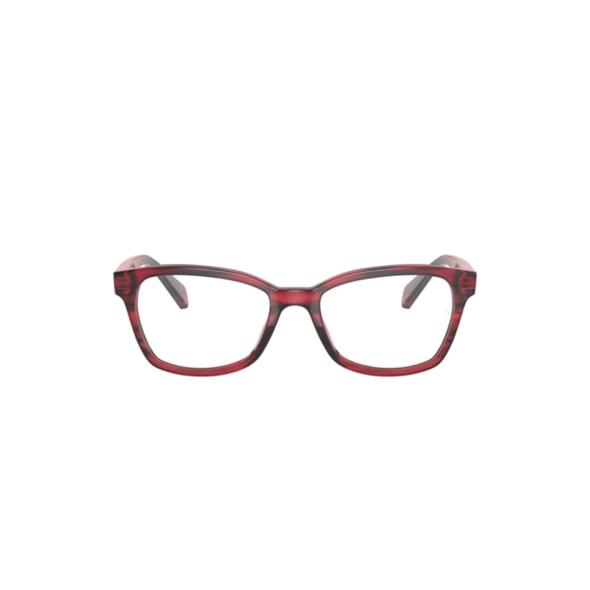 RAY-BAN JUNIOR RY 1591 - 3849 ROSSO A STRISCE | OCCHIALE DA VISTA BAMBINA | CALIBRO 46