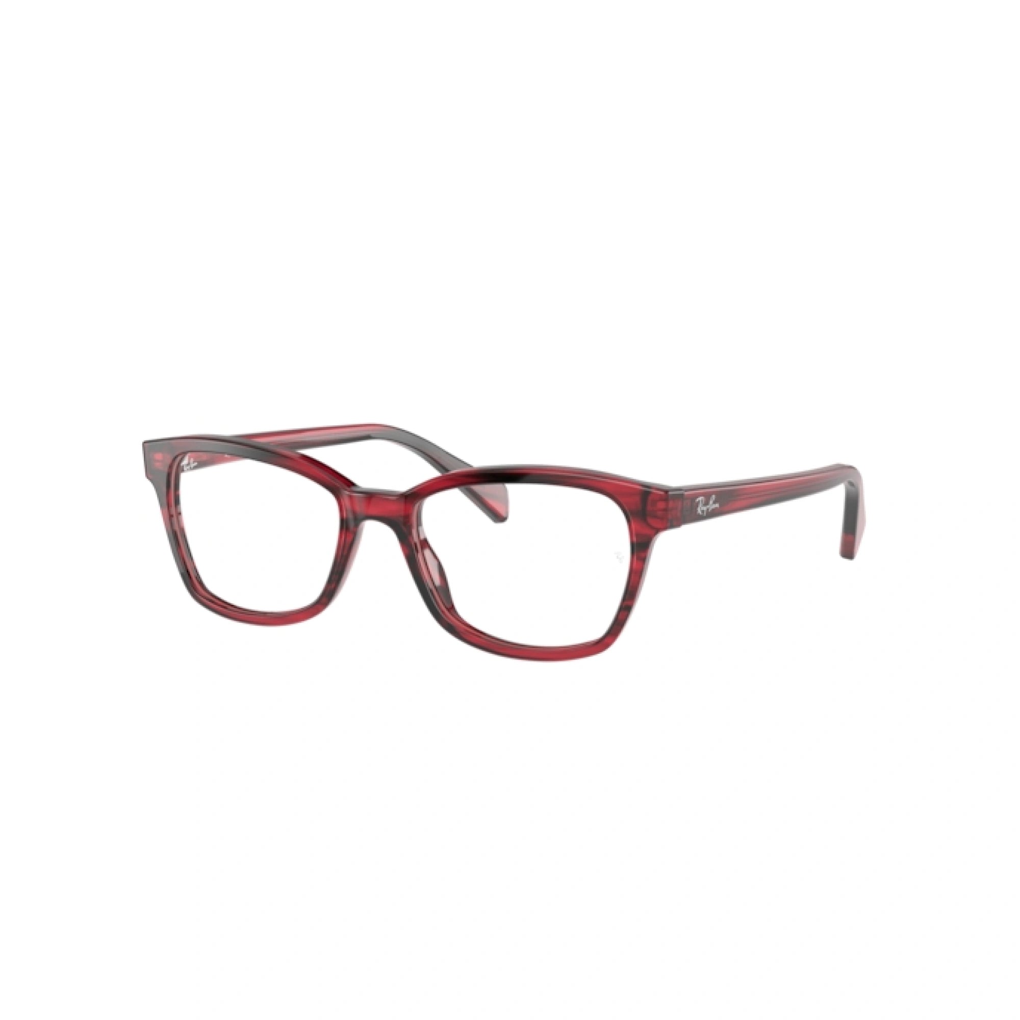 RAY-BAN JUNIOR RY 1591 - 3849 ROSSO A STRISCE | OCCHIALE DA VISTA BAMBINA | CALIBRO 46