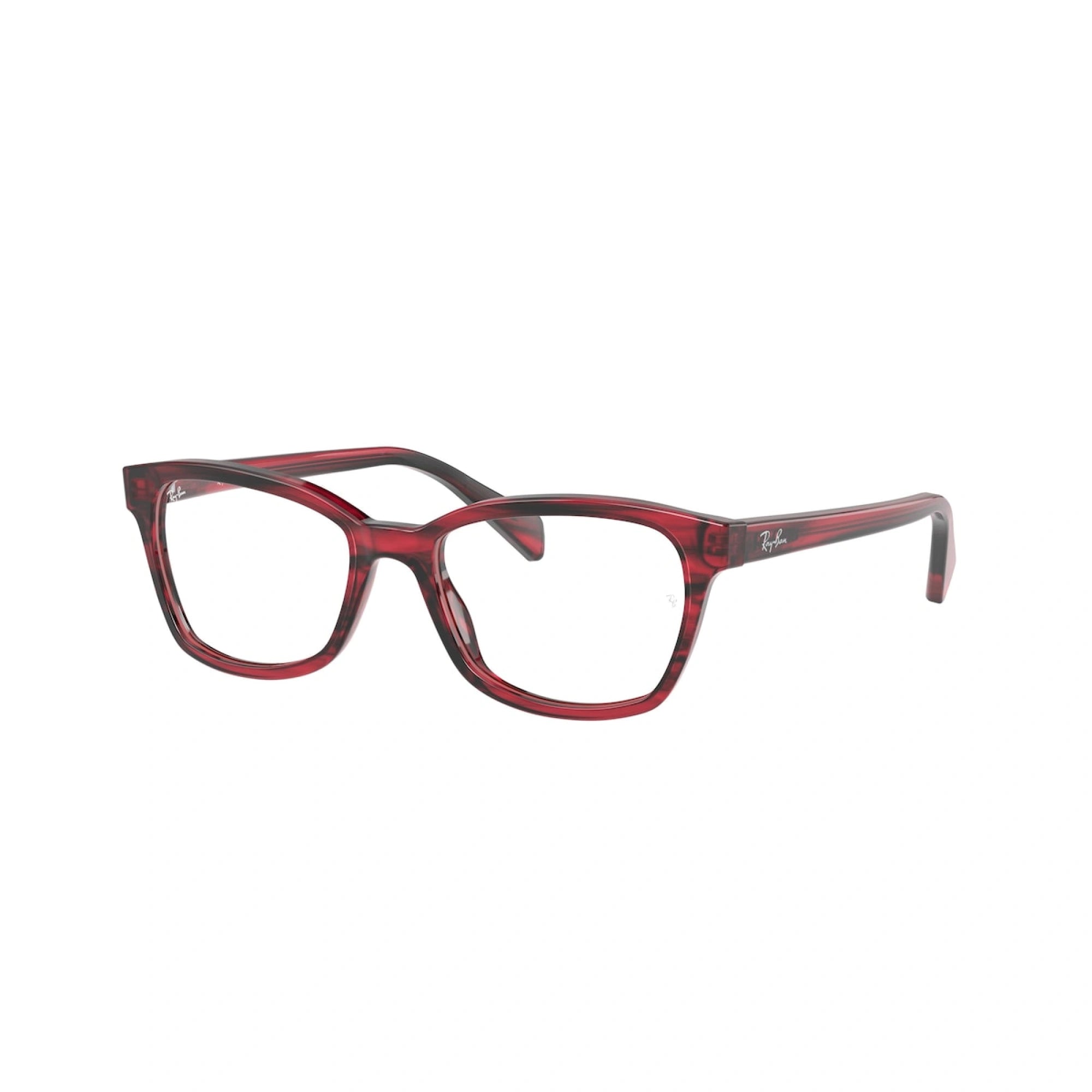 RAY-BAN JUNIOR RY 1591 - 3849 ROSSO A STRISCE | OCCHIALE DA VISTA BAMBINA | CALIBRO 46