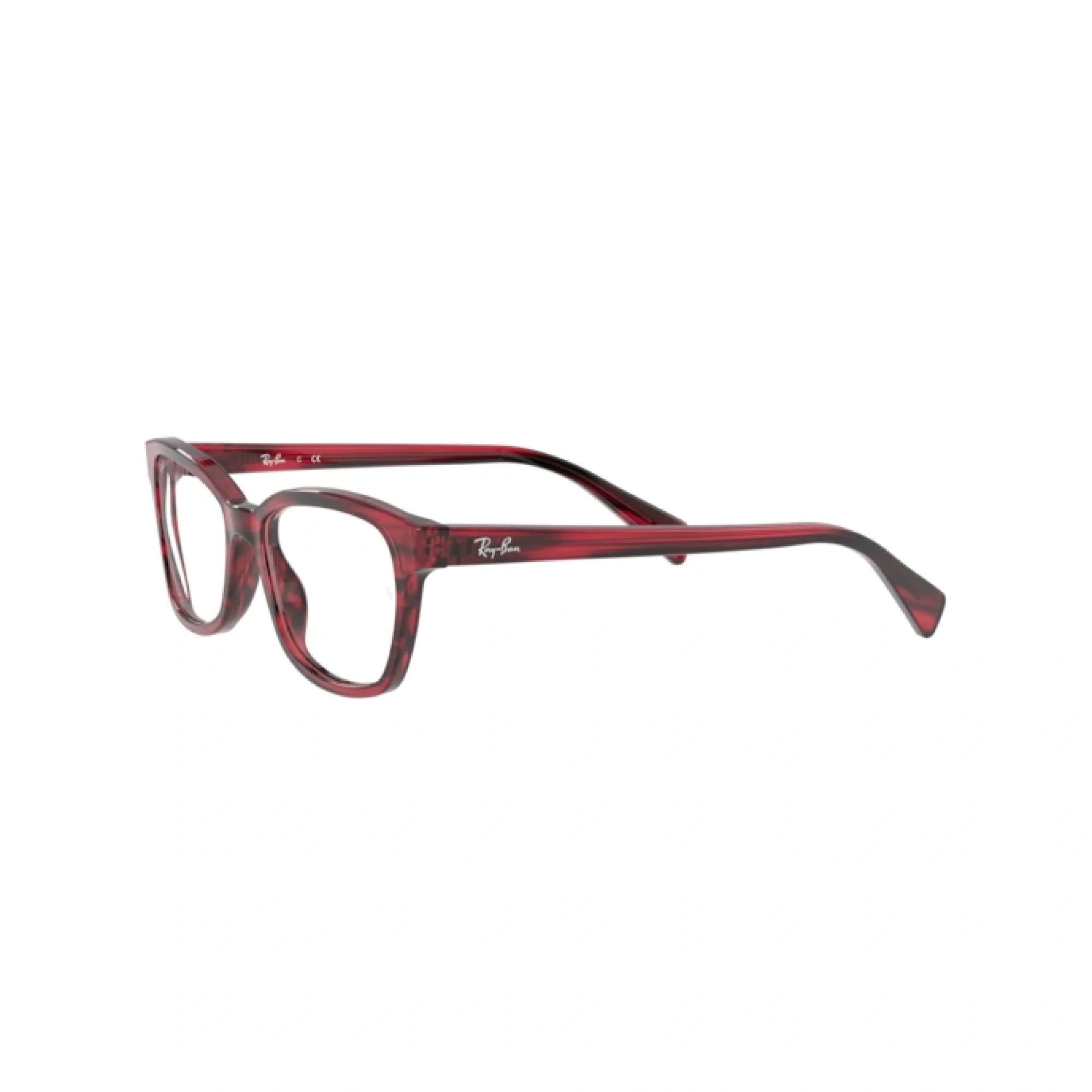 RAY-BAN JUNIOR RY 1591 - 3849 ROSSO A STRISCE | OCCHIALE DA VISTA BAMBINA | CALIBRO 48