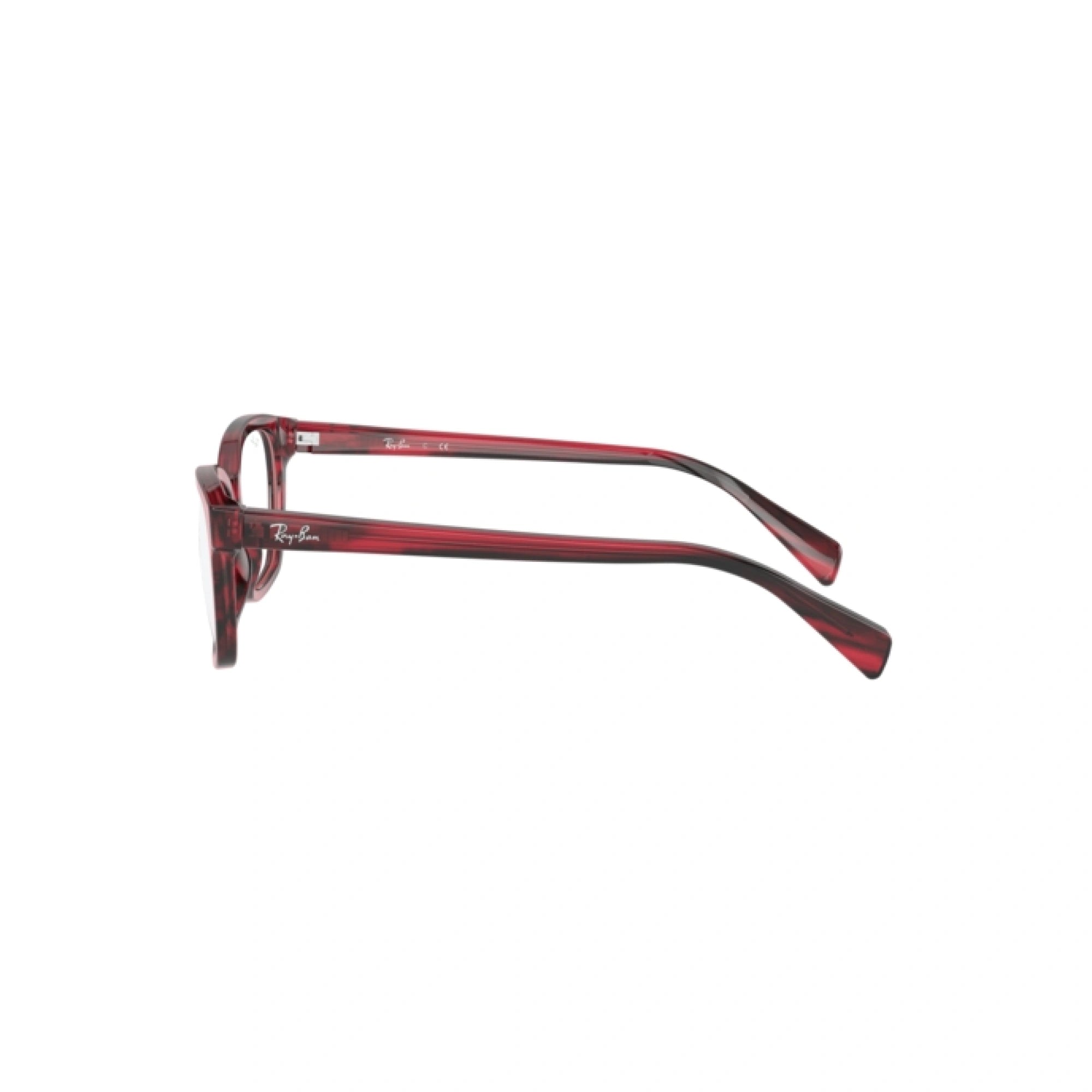 RAY-BAN JUNIOR RY 1591 - 3849 ROSSO A STRISCE | OCCHIALE DA VISTA BAMBINA | CALIBRO 46