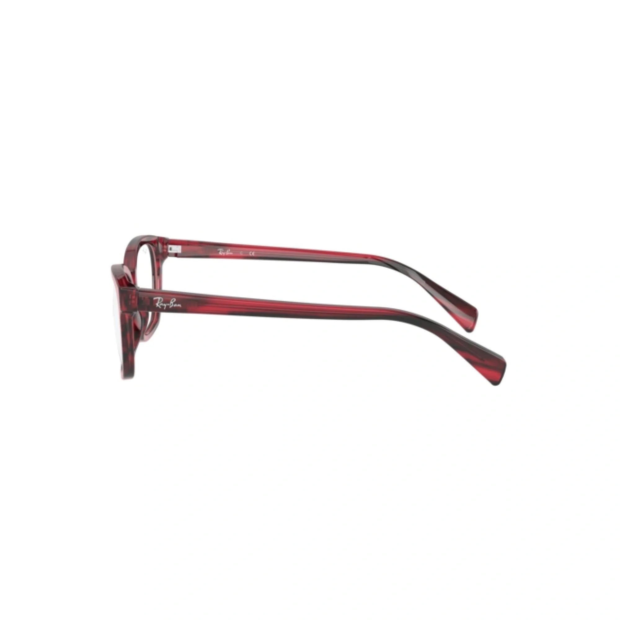 RAY-BAN JUNIOR RY 1591 - 3849 ROSSO A STRISCE | OCCHIALE DA VISTA BAMBINA | CALIBRO 48