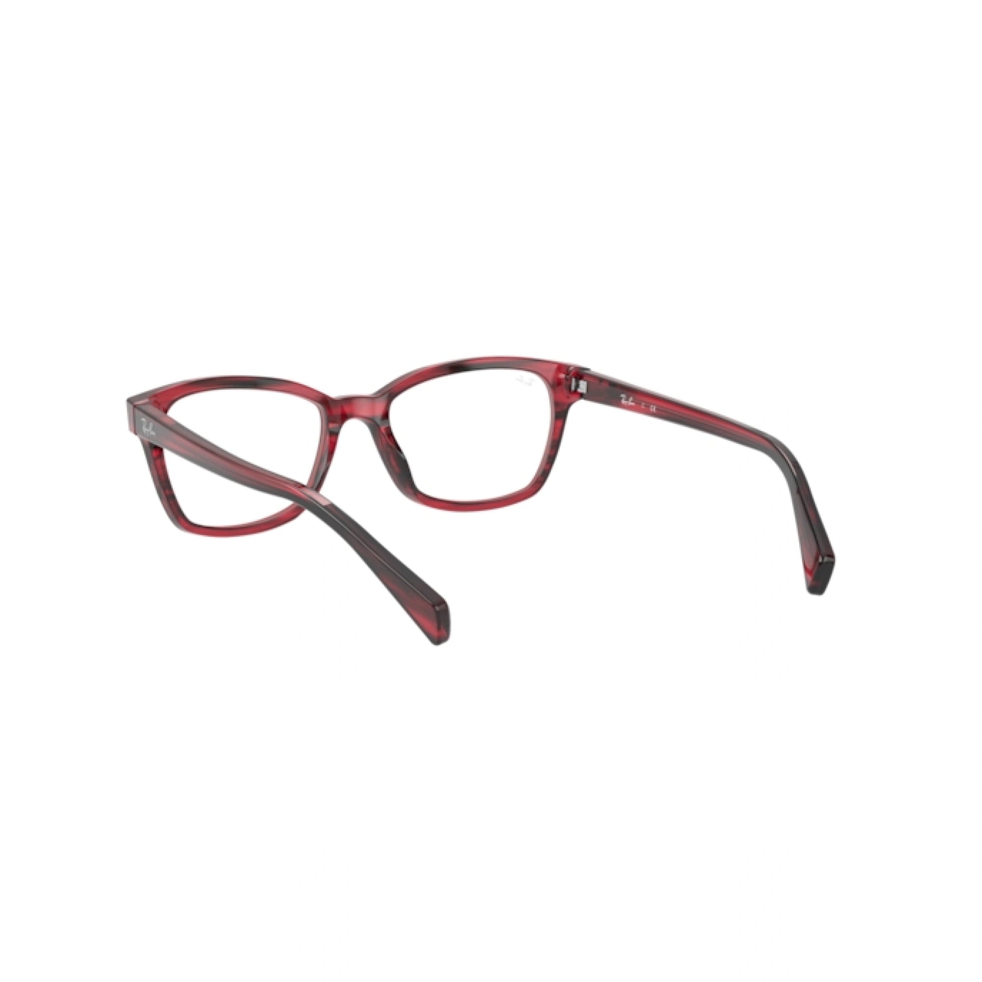 RAY-BAN JUNIOR RY 1591 - 3849 ROSSO A STRISCE | OCCHIALE DA VISTA BAMBINA | CALIBRO 46