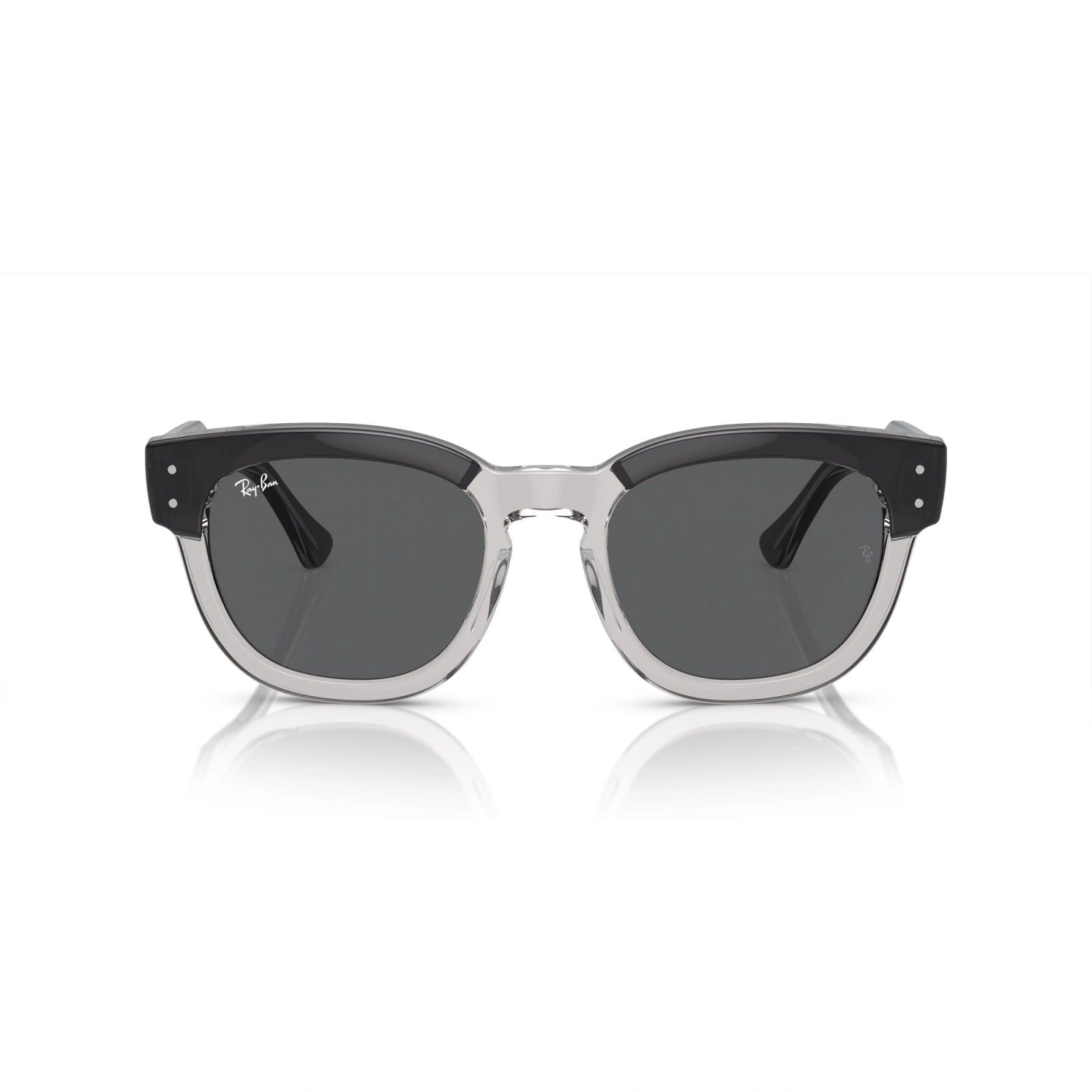 RAY-BAN RB 0298S MEGA HAWKEYE 1396B1 GRIGIO SCURO SU GRIGIO TRASPARENTE | OCCHIALE DA SOLE UNISEX
