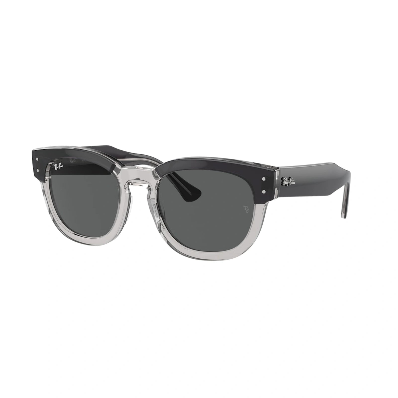 RAY-BAN RB 0298S MEGA HAWKEYE 1396B1 GRIGIO SCURO SU GRIGIO TRASPARENTE | OCCHIALE DA SOLE UNISEX