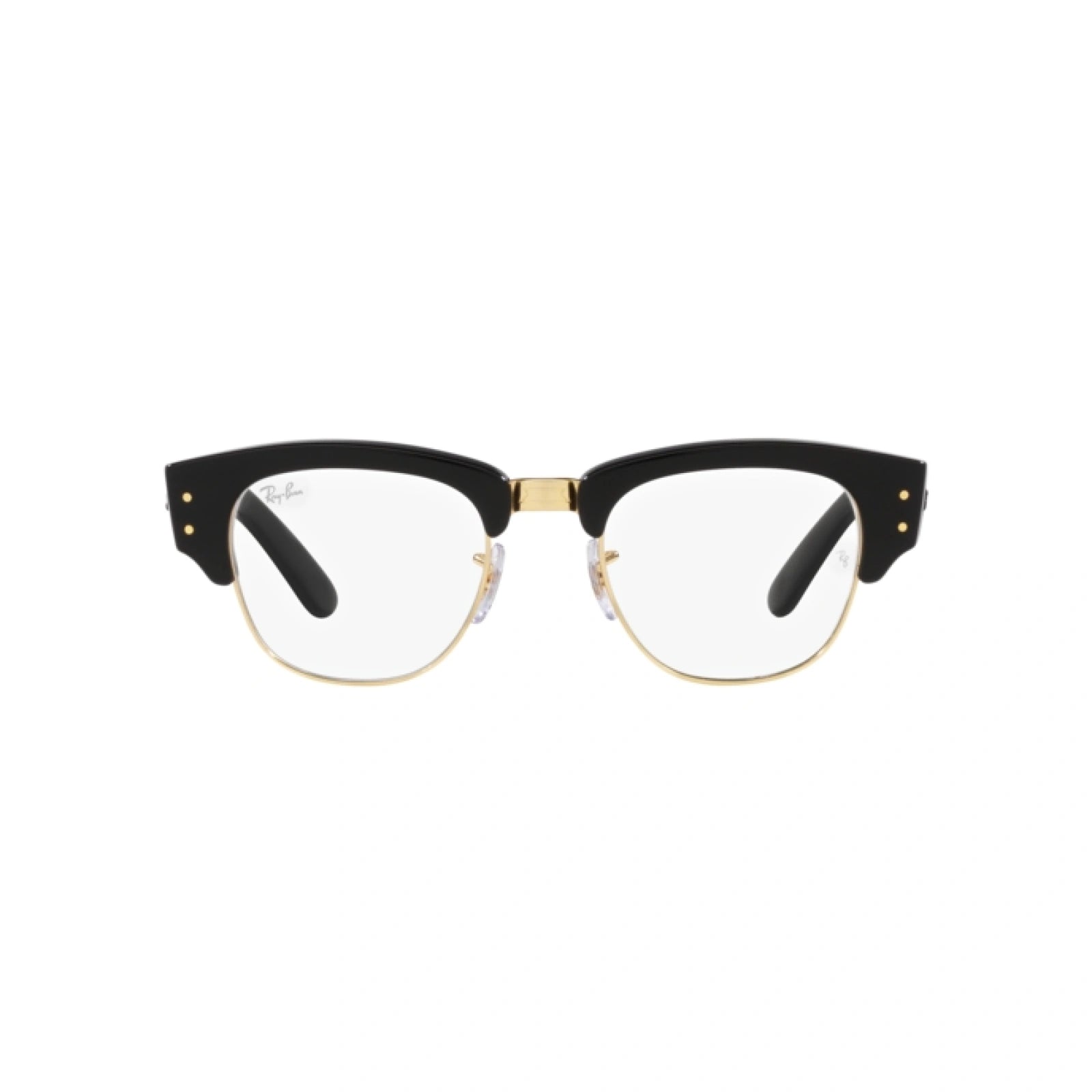 RAY-BAN RB 0316S MEGA CLUBMASTER 901/GG NERO SU ORO | OCCHIALE DA SOLE UNISEX CALIBRO 50