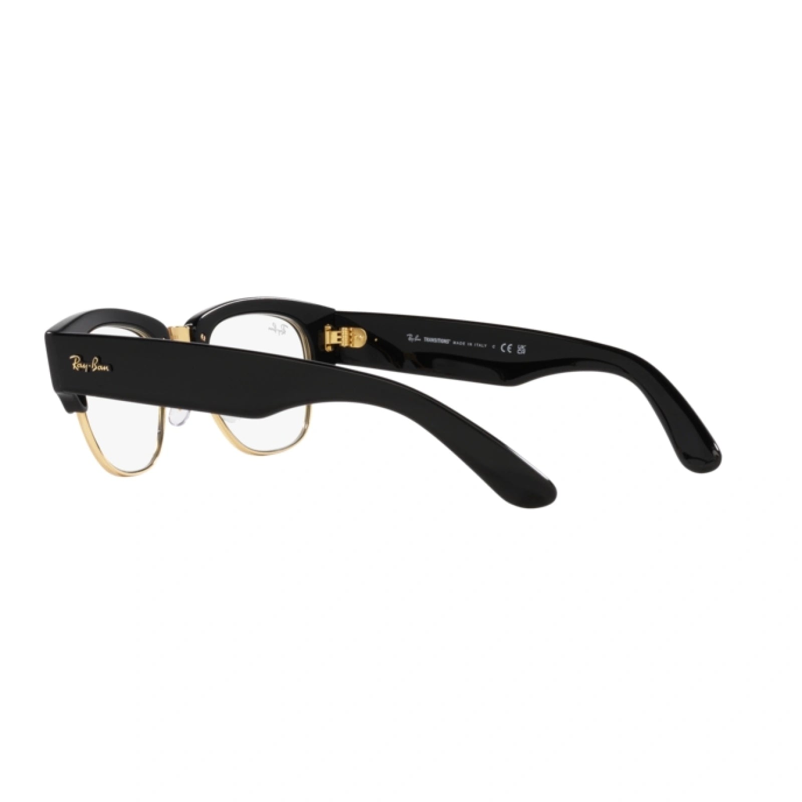 RAY-BAN RB 0316S MEGA CLUBMASTER 901/GG NERO SU ORO | OCCHIALE DA SOLE UNISEX CALIBRO 50
