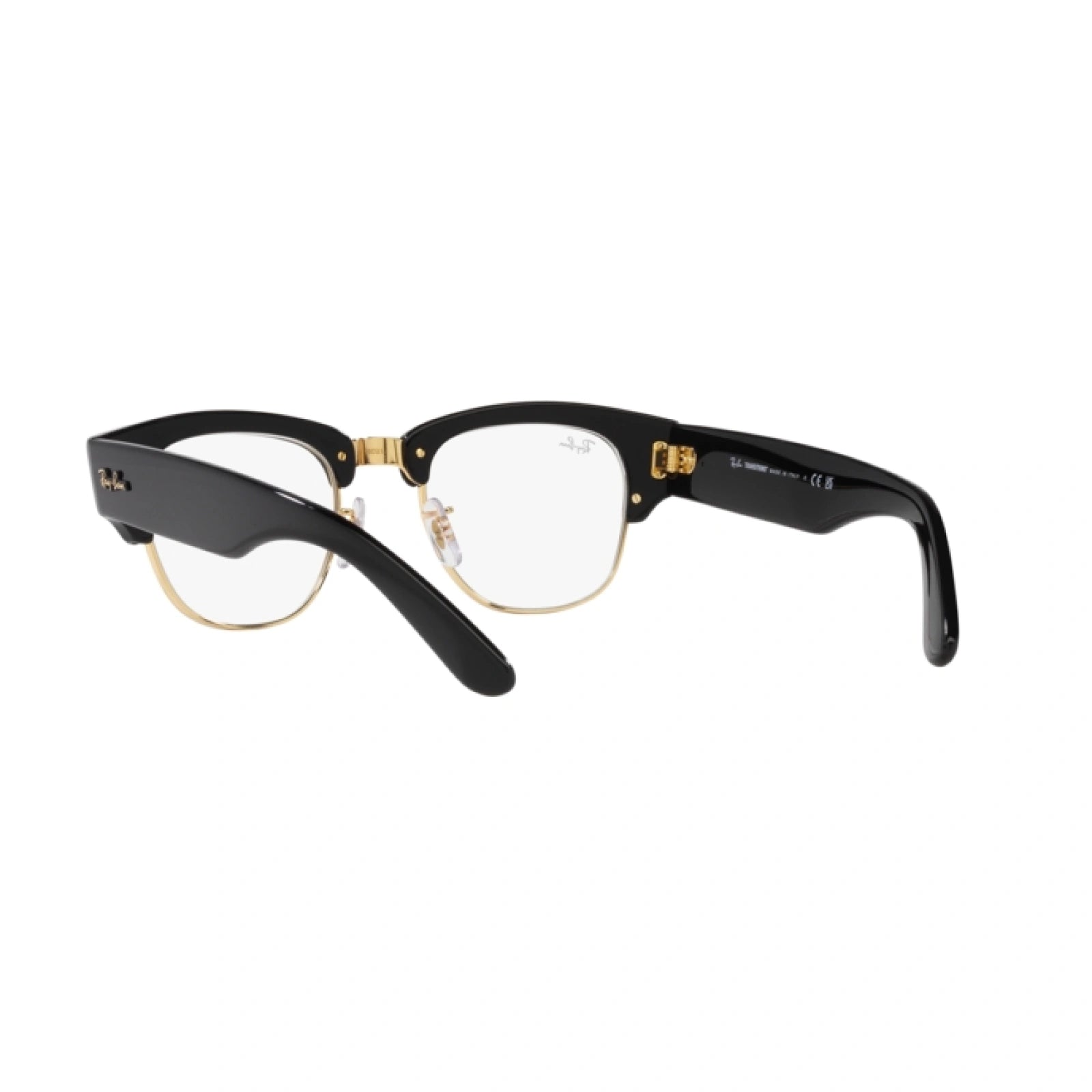 RAY-BAN RB 0316S MEGA CLUBMASTER 901/GG NERO SU ORO | OCCHIALE DA SOLE UNISEX CALIBRO 50