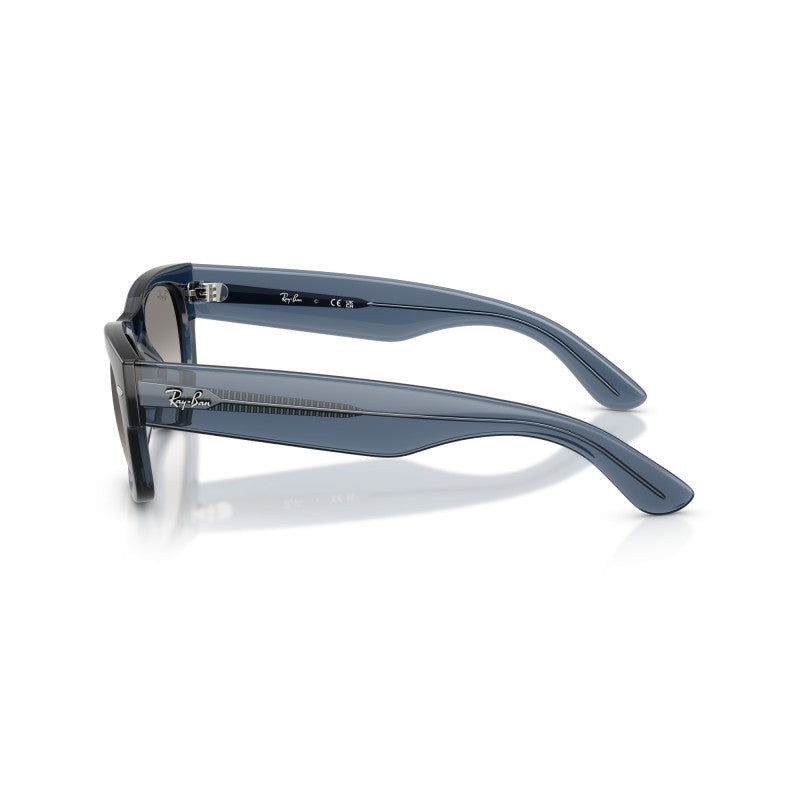 OCCHIALE DA SOLE UNISEX | RAY-BAN RB 0832S - MEGA WAYFARER II 684532 BLU SCURO TRASPARENTE - CALIBRO 52