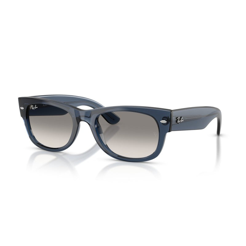 OCCHIALE DA SOLE UNISEX | RAY-BAN RB 0832S - MEGA WAYFARER II 684532 BLU SCURO TRASPARENTE - CALIBRO 52
