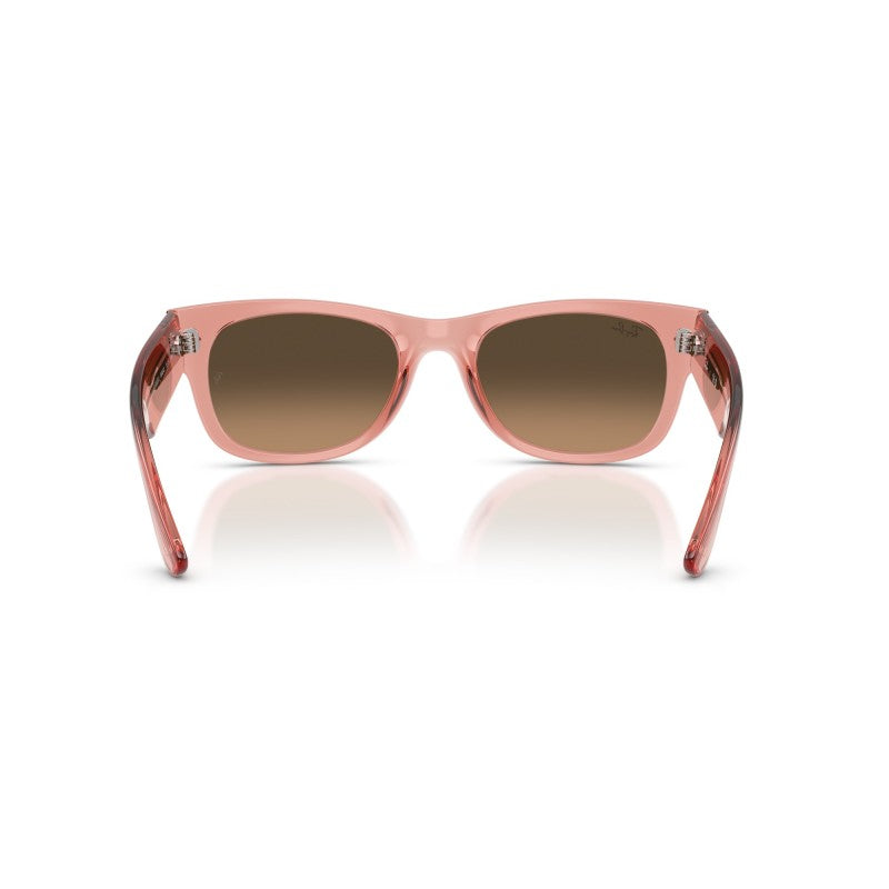 OCCHIALE DA SOLE UNISEX | RAY-BAN RB 0832S - MEGA WAYFARER II 684843 ROSA TRASPARENTE - CALIBRO 52