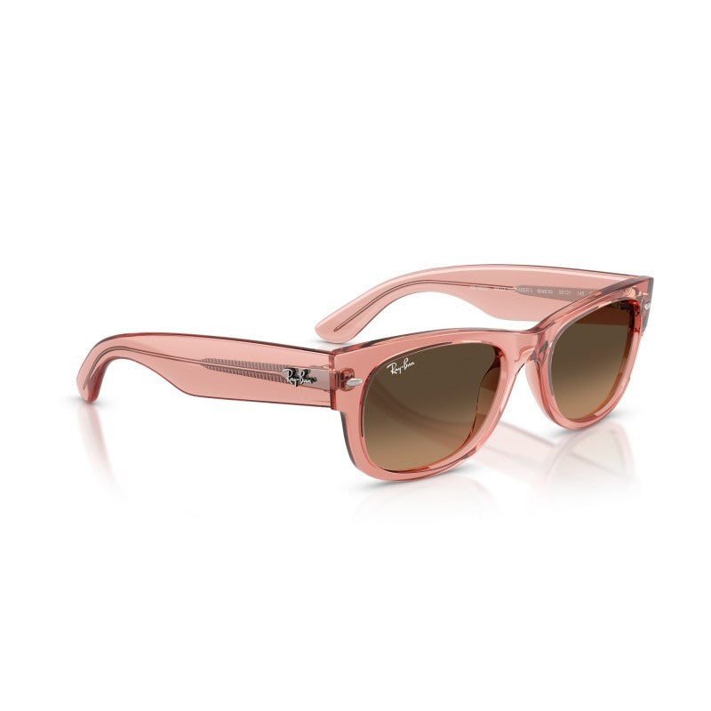 OCCHIALE DA SOLE UNISEX | RAY-BAN RB 0832S - MEGA WAYFARER II 684843 ROSA TRASPARENTE - CALIBRO 52