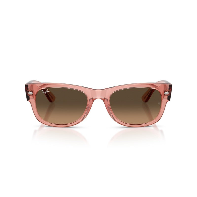 OCCHIALE DA SOLE UNISEX | RAY-BAN RB 0832S - MEGA WAYFARER II 684843 ROSA TRASPARENTE - CALIBRO 55