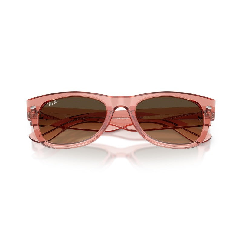OCCHIALE DA SOLE UNISEX | RAY-BAN RB 0832S - MEGA WAYFARER II 684843 ROSA TRASPARENTE - CALIBRO 52