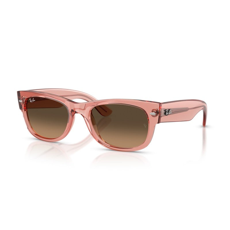 OCCHIALE DA SOLE UNISEX | RAY-BAN RB 0832S - MEGA WAYFARER II 684843 ROSA TRASPARENTE - CALIBRO 55