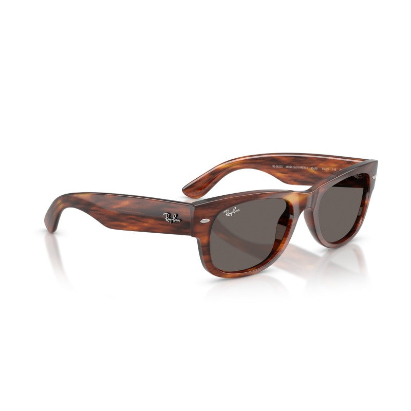 OCCHIALE DA SOLE UNISEX | RAY-BAN RB 0832S - MEGA WAYFARER II 954/B1 AVANA A STRISCE - CALIBRO 52