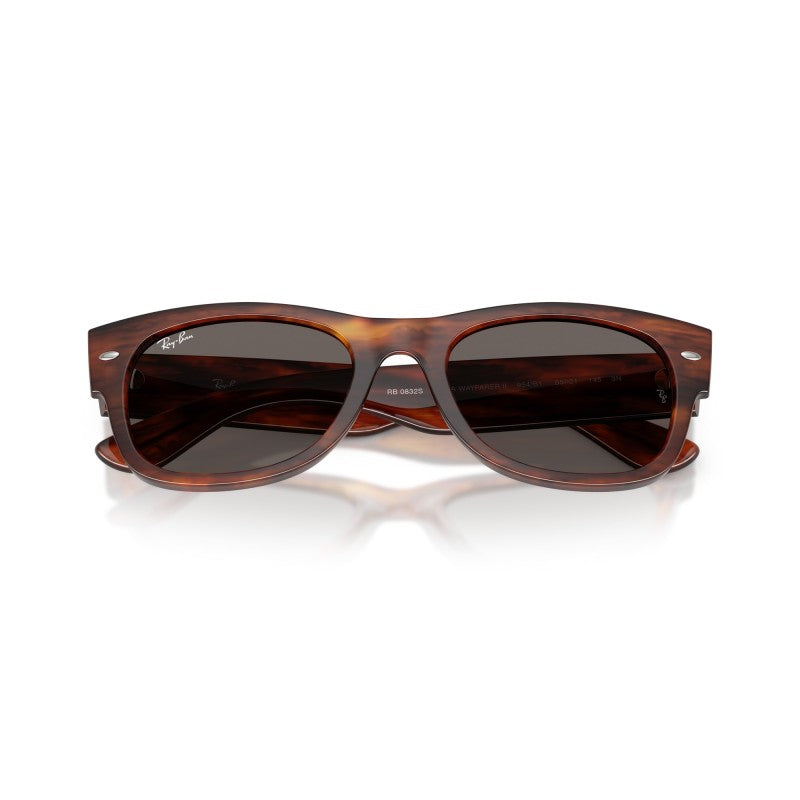 OCCHIALE DA SOLE UNISEX | RAY-BAN RB 0832S - MEGA WAYFARER II 954/B1 AVANA A STRISCE - CALIBRO 52