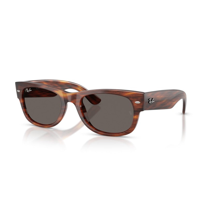 OCCHIALE DA SOLE UNISEX | RAY-BAN RB 0832S - MEGA WAYFARER II 954/B1 AVANA A STRISCE - CALIBRO 55