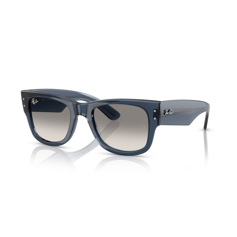 OCCHIALE DA SOLE UNISEX | RAY-BAN RB 0840S - MEGA WAYFARER 684532 BLU SCURO TRASPARENTE - CALIBRO 51