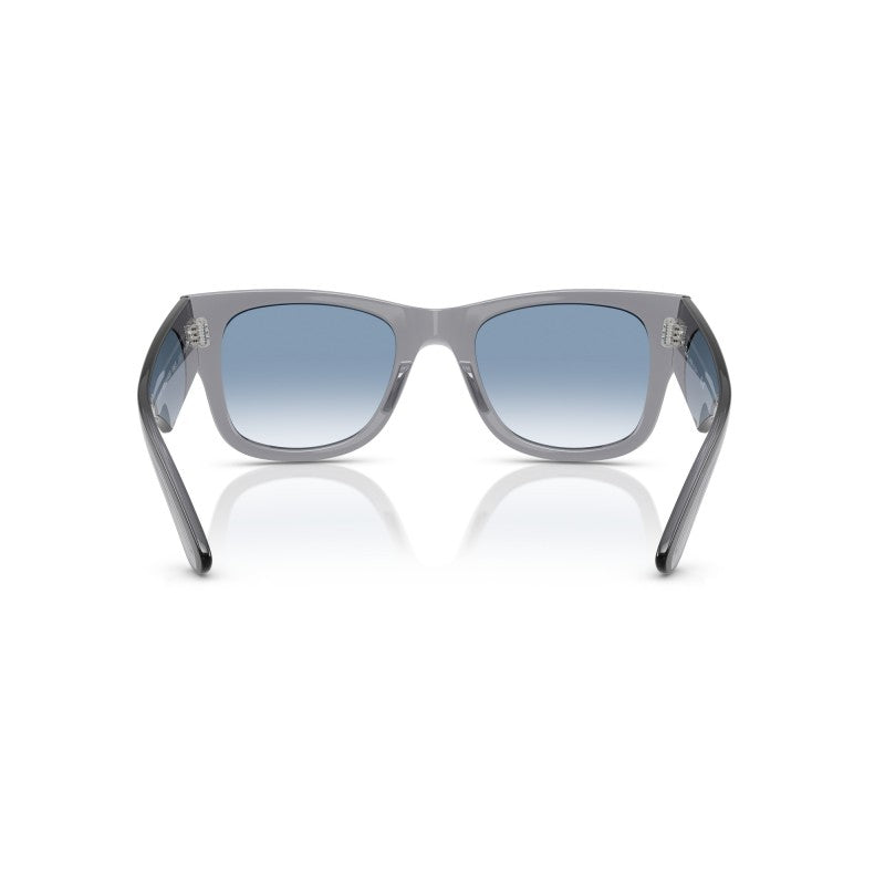 OCCHIALE DA SOLE UNISEX | RAY-BAN RB 0840S - MEGA WAYFARER 68463F GRIGIO TRASPARENTE - CALIBRO 51