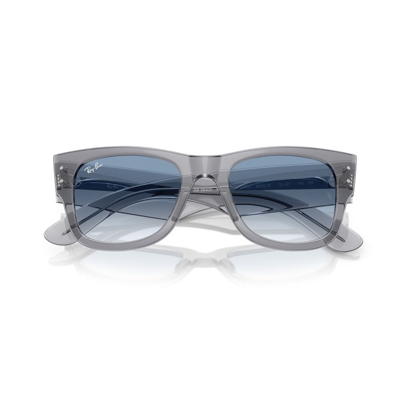 OCCHIALE DA SOLE UNISEX | RAY-BAN RB 0840S - MEGA WAYFARER 68463F GRIGIO TRASPARENTE - CALIBRO 51
