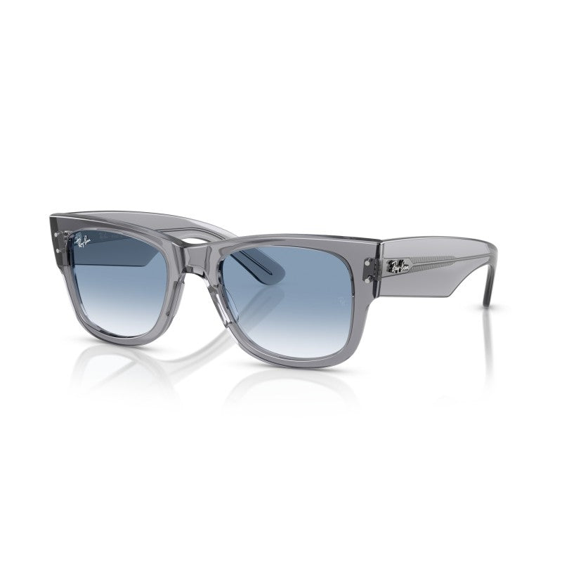 OCCHIALE DA SOLE UNISEX | RAY-BAN RB 0840S - MEGA WAYFARER 68463F GRIGIO TRASPARENTE - CALIBRO 51