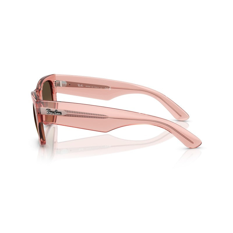 OCCHIALE DA SOLE UNISEX | RAY-BAN RB 0840S - MEGA WAYFARER 684843 ROSA TRASPARENTE - CALIBRO 51