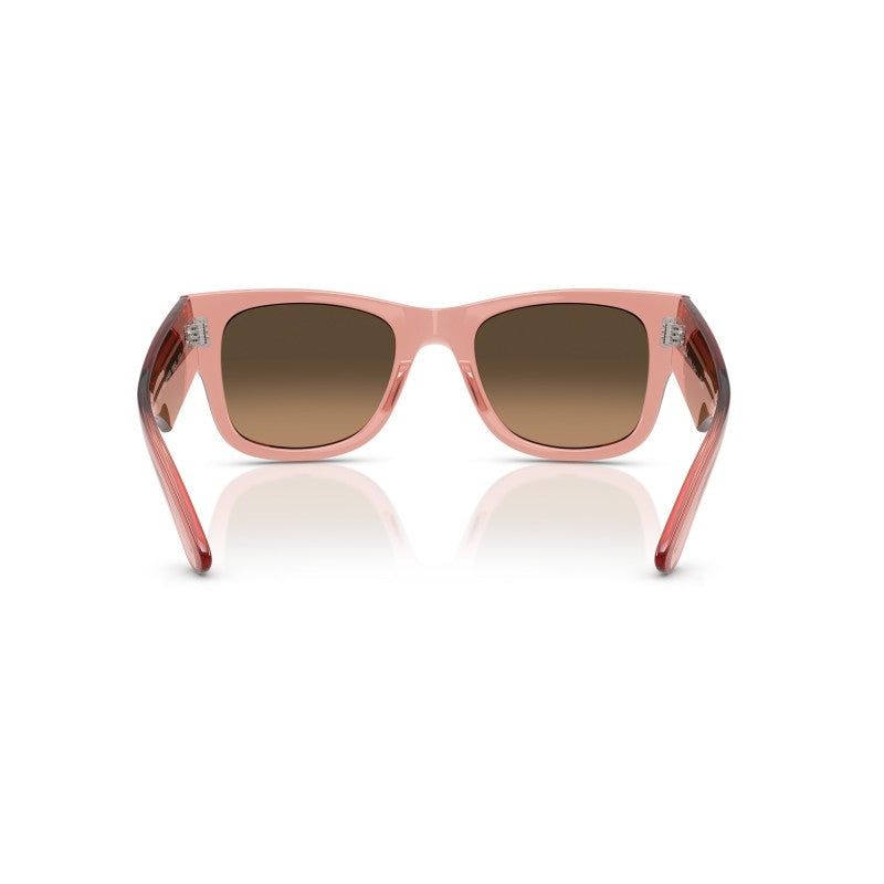 OCCHIALE DA SOLE UNISEX | RAY-BAN RB 0840S - MEGA WAYFARER 684843 ROSA TRASPARENTE - CALIBRO 51