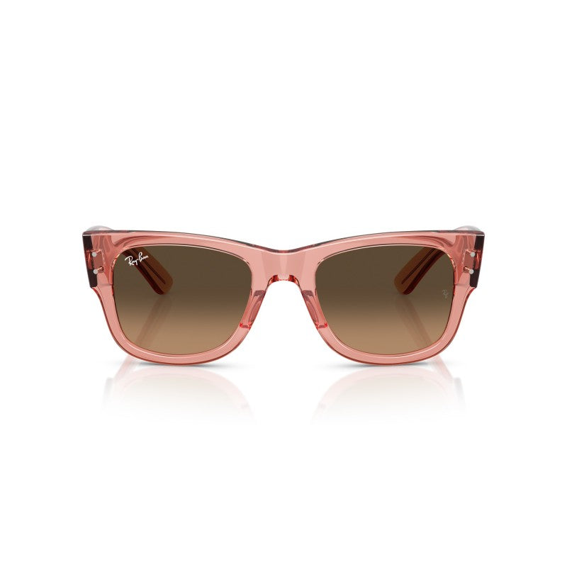 OCCHIALE DA SOLE UNISEX | RAY-BAN RB 0840S - MEGA WAYFARER 684843 ROSA TRASPARENTE - CALIBRO 51