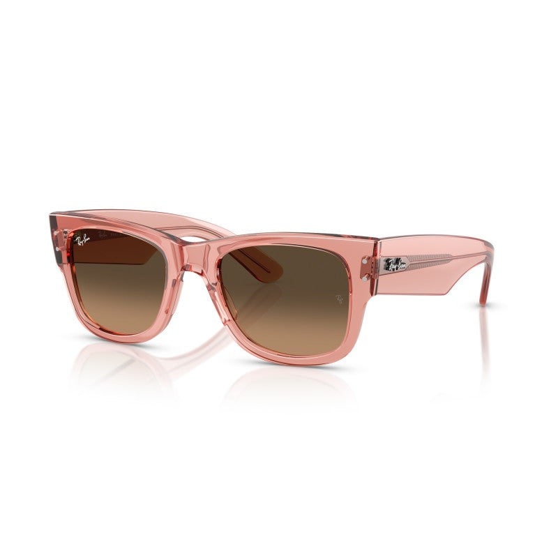 OCCHIALE DA SOLE UNISEX | RAY-BAN RB 0840S - MEGA WAYFARER 684843 ROSA TRASPARENTE - CALIBRO 51