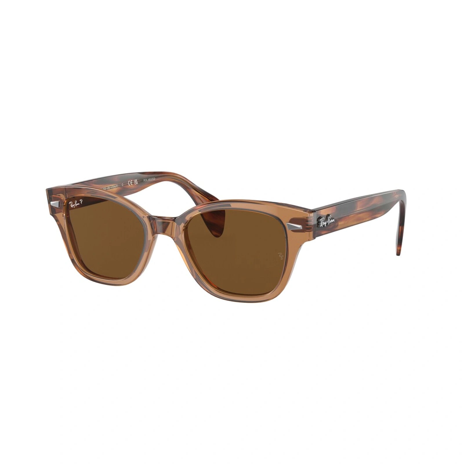 RAY-BAN RB 0880S - 664057 MARRONE TRASPARENTE | OCCHIALE DA SOLE UNISEX CALIBRO 52