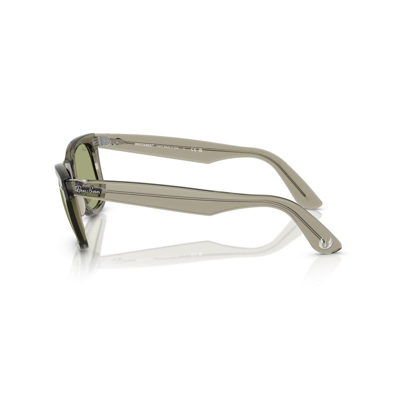 OCCHIALE DA SOLE UNISEX | RAY-BAN RB 2140 - WAYFARER 68694E VERDE TRASPARENTE - CALIBRO 50