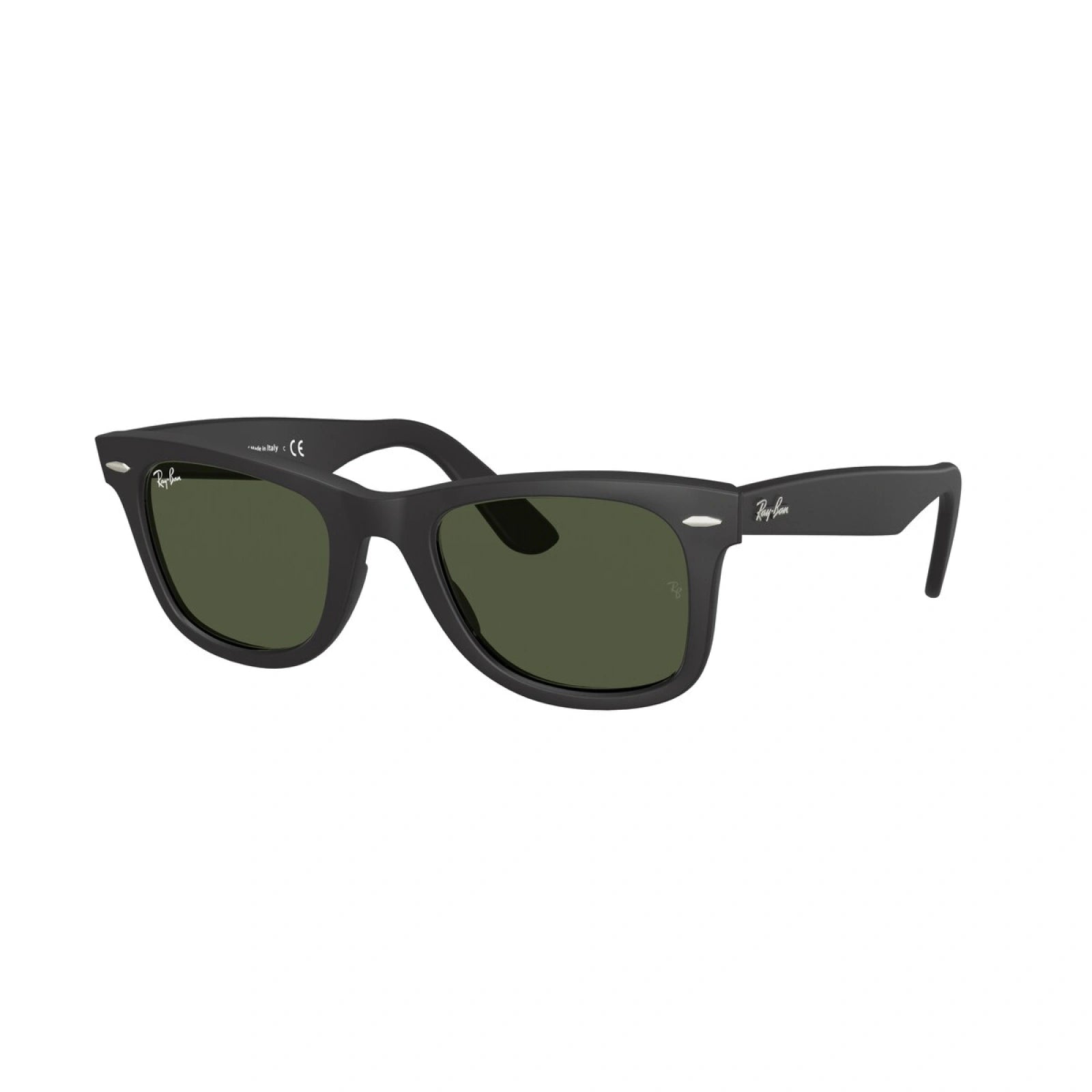RAY-BAN RB 2140F WAYFARER 901S NERO OPACO | OCCHIALE DA SOLE UOMO CALIBRO 52