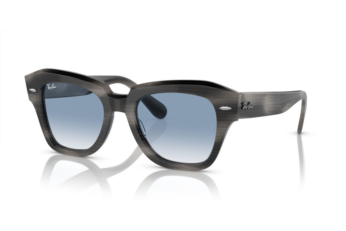 OCCHIALE DA SOLE UNISEX RAY-BAN STATE STREET RB 2186 (14043F) TAGLIA 49/20/145