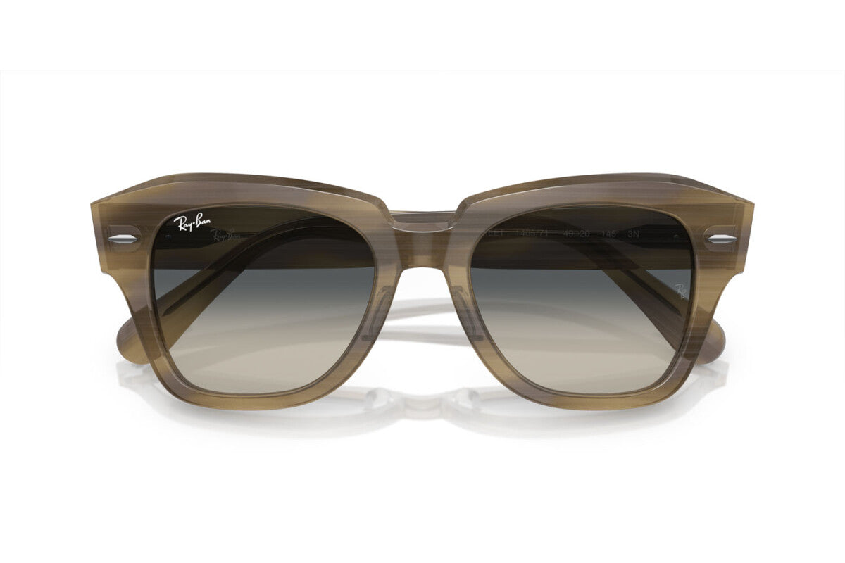 OCCHIALE DA SOLE UNISEX RAY-BAN STATE STREET RB 2186 (140571) TAGLIA 52/20/145
