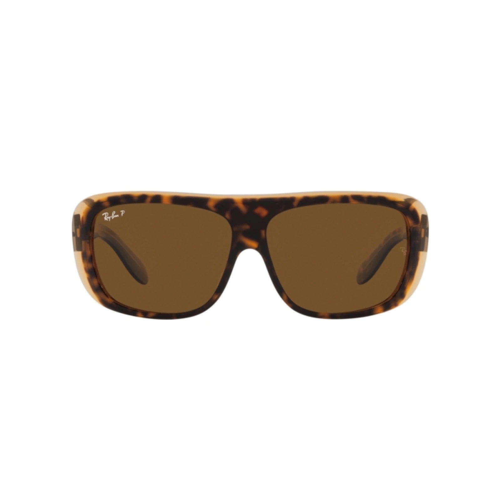 RAY-BAN RB 2196 BLAIR 129257 HAVANA ON TRANSPARENT BROWN | OCCHIALE DA SOLE UNISEX CALIBRO 61