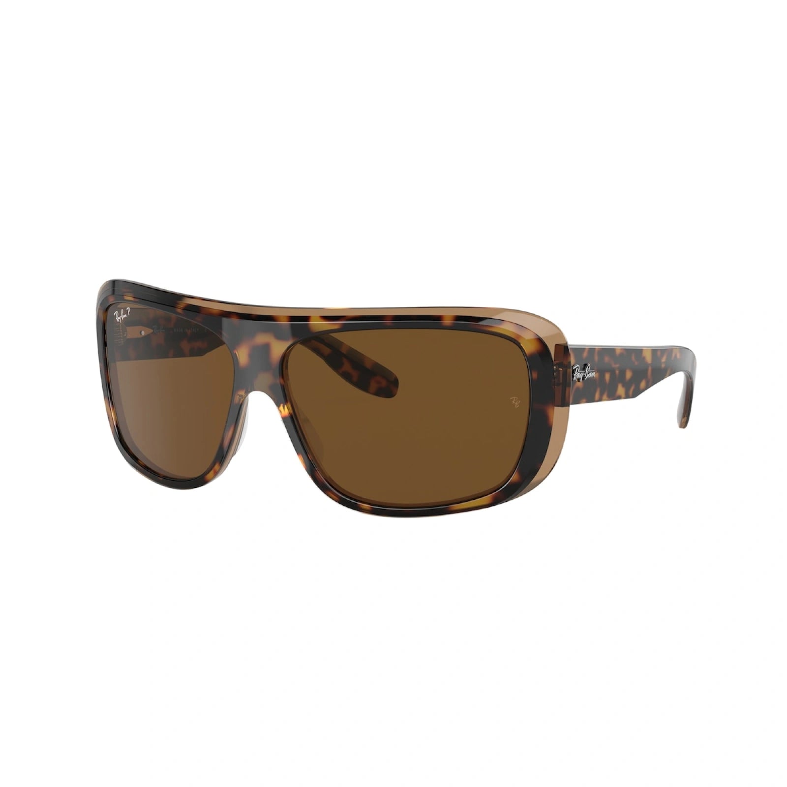RAY-BAN RB 2196 BLAIR 129257 HAVANA ON TRANSPARENT BROWN | OCCHIALE DA SOLE UNISEX CALIBRO 61