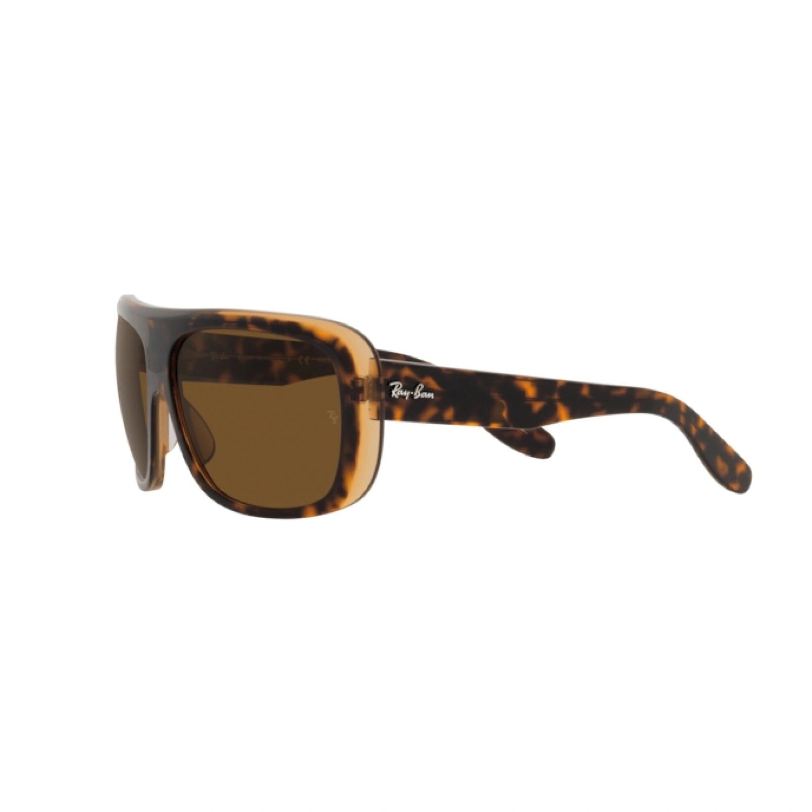 RAY-BAN RB 2196 BLAIR 129257 HAVANA ON TRANSPARENT BROWN | OCCHIALE DA SOLE UNISEX CALIBRO 61