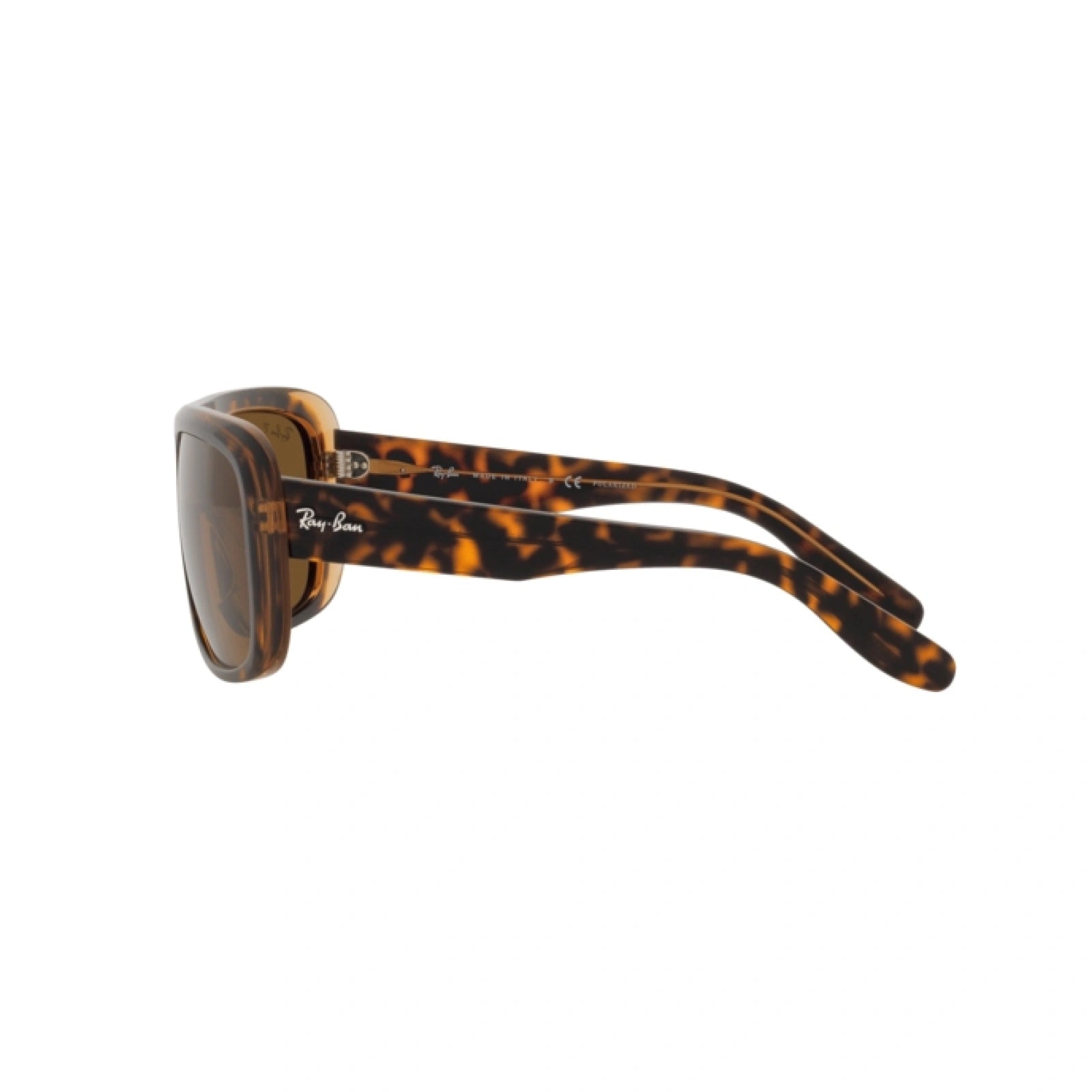 RAY-BAN RB 2196 BLAIR 129257 HAVANA ON TRANSPARENT BROWN | OCCHIALE DA SOLE UNISEX CALIBRO 64