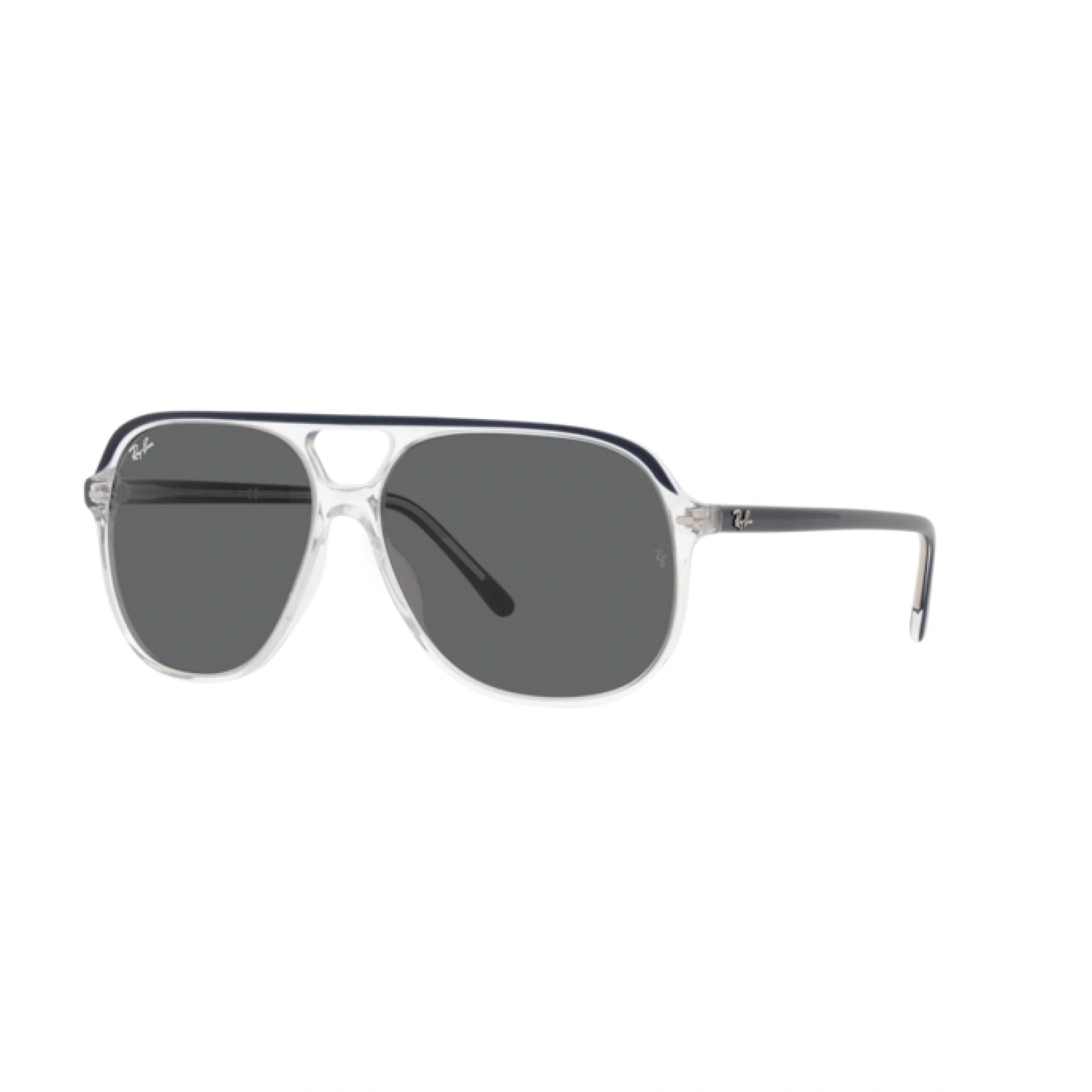 RAY-BAN RB 2198 BILL 1341B1 BLU SU TRASPARENTE | OCCHIALE DA SOLE UNISEX CALIBRO 60