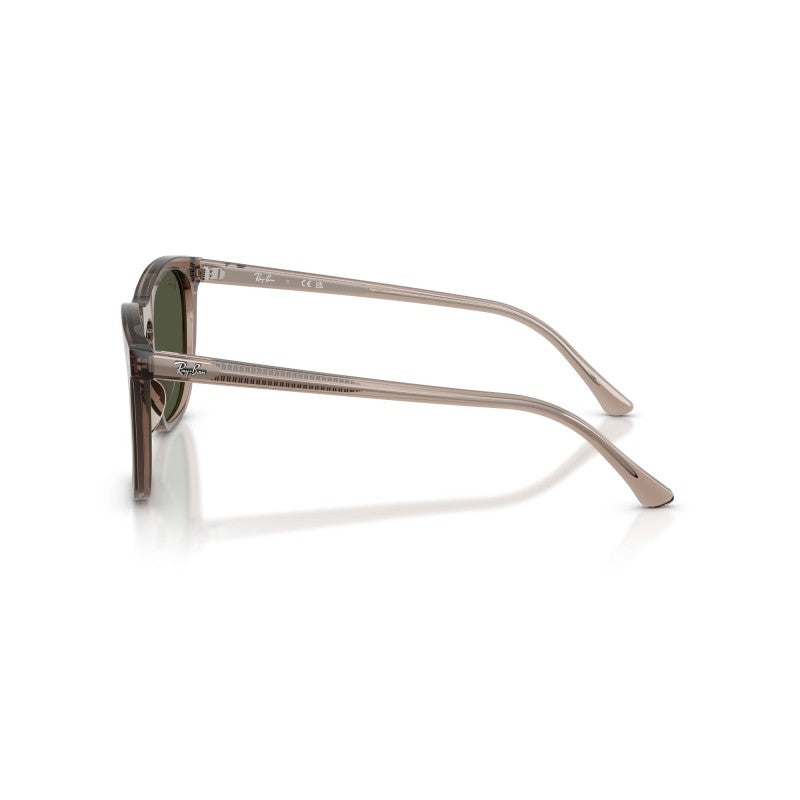 OCCHIALE DA SOLE UNISEX | RAY-BAN RB 2210 - 845731 MARRONE CHIARO TRASPARENTE - CALIBRO 53