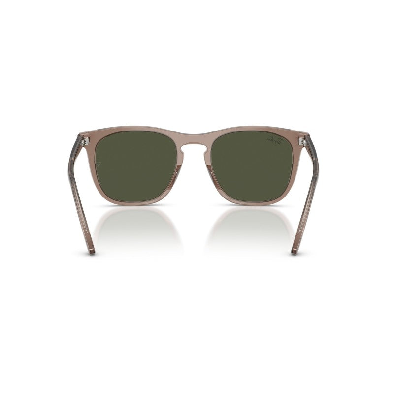 OCCHIALE DA SOLE UNISEX | RAY-BAN RB 2210 - 845731 MARRONE CHIARO TRASPARENTE - CALIBRO 53