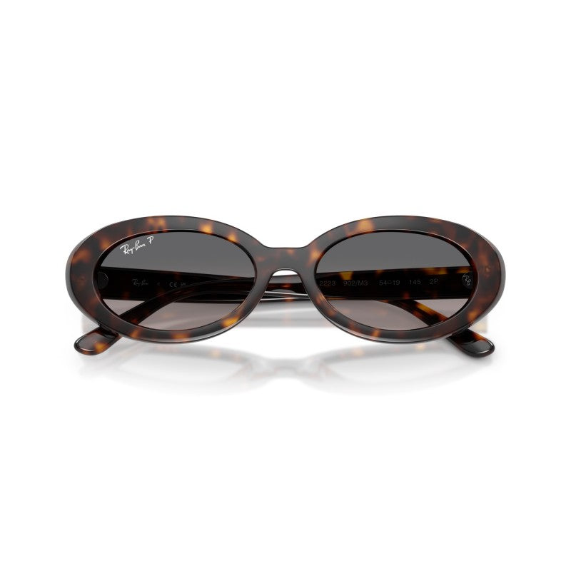 OCCHIALE DA SOLE DONNA | RAY-BAN RB 2223 - 902/M3 L'AVANA - CALIBRO 54