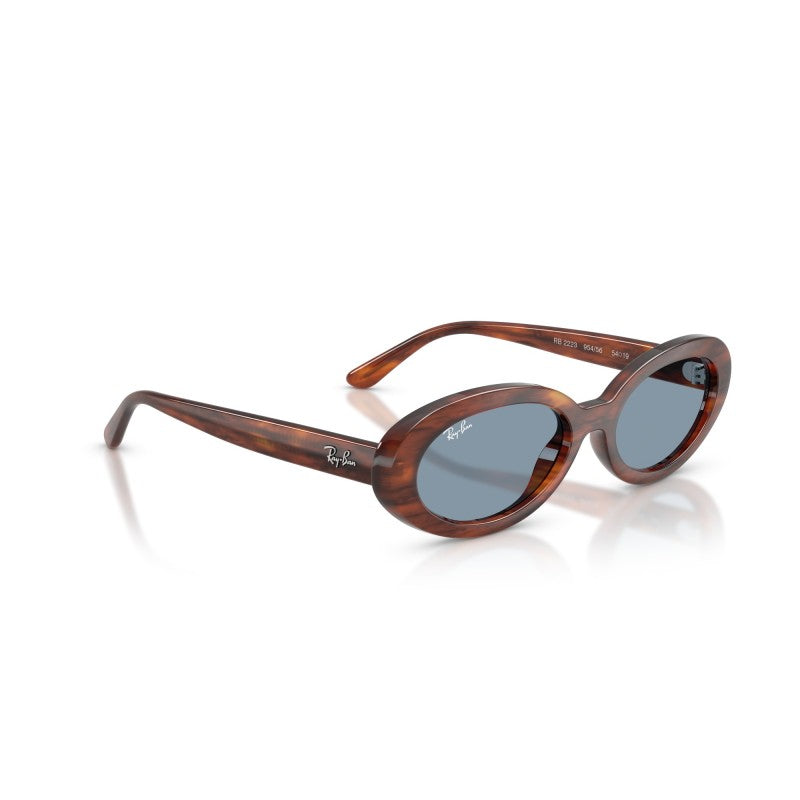 OCCHIALE DA SOLE DONNA | RAY-BAN RB 2223 - 954/56 AVANA A STRISCE - CALIBRO 54