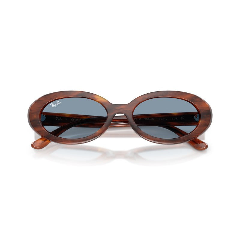 OCCHIALE DA SOLE DONNA | RAY-BAN RB 2223 - 954/56 AVANA A STRISCE - CALIBRO 54