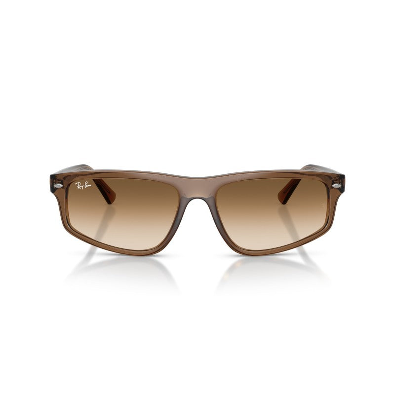 OCCHIALE DA SOLE UNISEX | RAY-BAN RB 2225 - 664051 MARRONE CHIARO TRASPARENTE - CALIBRO 57