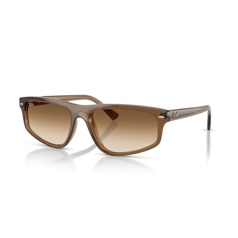 OCCHIALE DA SOLE UNISEX | RAY-BAN RB 2225 - 664051 MARRONE CHIARO TRASPARENTE - CALIBRO 57