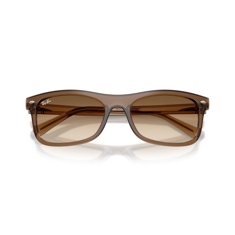 OCCHIALE DA SOLE UNISEX | RAY-BAN RB 2226 - 664051 MARRONE CHIARO TRASPARENTE - CALIBRO 54