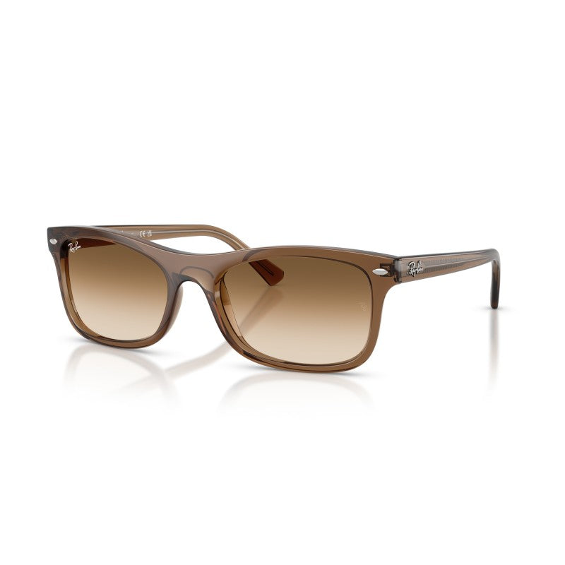 OCCHIALE DA SOLE UNISEX | RAY-BAN RB 2226 - 664051 MARRONE CHIARO TRASPARENTE - CALIBRO 54